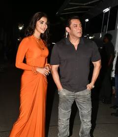 KKBKKJ ના પ્રમોશન પર Salman Khan- Pooja Hegde લાગ્યા સ્ટાઇલિશ, શહનાઝ ગિલનો પણ જોવા મળ્યો કિલર લૂક