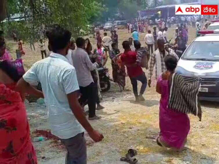 Telangana LPG Cylinder Explodes Near BRS Meet Venue Deaths Several Injured Telangana: Two Dead, Several Injured As LPG Cylinder Explodes Near BRS Meet Venue