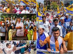 Boosted By National party Tag, AAP Kicks Off Nationwide 'Padyatras'. In Pics
