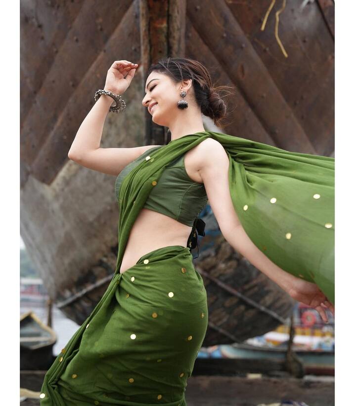 સંદીપાએ દબંગ 2 ફિલ્મમાં નાનકડી ભૂમિકા ભજવી હતી.
