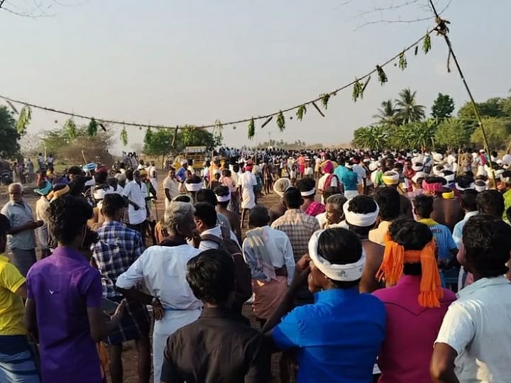 கரூர் தாளியாம்பட்டி மகா மாரியம்மன் கோவில் தீமிதி திருவிழா - பக்தர்கள் நேர்த்திக்கடன்