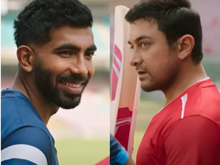 Jasprit Bumrah made fun of Lal Lal Singh Chaddha in front of Aamir Khan know what actor said Video: आमिर खान के सामने बुमराह ने उड़ाया 'लाल सिंह चड्ढा' का मजाक, जवाब में एक्टर ने कह दी ये बात