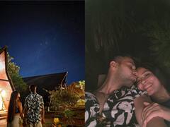 Krishna Mukherjee Honeymoon Pics: तारों की रोशनी में पति के साथ रोमांटिक हुईं कृष्णा मुखर्जी, देखिए कपल की खूबसूरत फोटोज