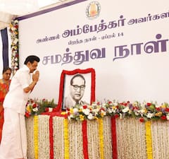 IN PICS: TN CM Stalin, Ministers Take Oath On 'Equality Day' To Mark Ambedkar's Birthday