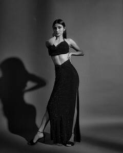 Mouni Roy Is A Stunner In Black Shimmer Dress. Check Out Pics