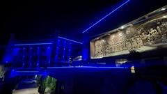 Thane: डॉ. बाबासाहेब आंबेडकर जयंतीच्या पार्श्वभूमीवर ठाणे निळ्या रंगानं उजळलं