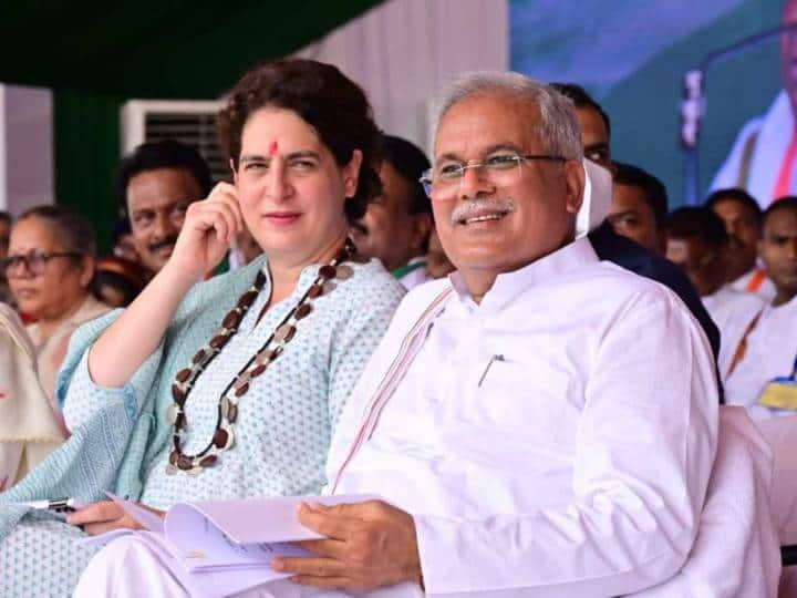 Priyanka Gandhi praised CM bhupesh baghel Chhattisgarh work become brand in country Bastar ann Priyanka Gandhi News: प्रियंका गांधी ने की सीएम भूपेश बघेल की तारीफ, कहा- चुगली नहीं बताते हैं छत्तीसगढ़ का काम