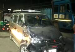 Bhavnagar: નારી ચોકડી નજીક ચાર વાહનો વચ્ચે થયો ધડાકાભેર અકસ્માત