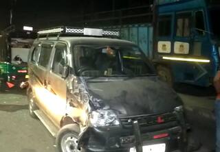 Bhavnagar: નારી ચોકડી નજીક ચાર વાહનો વચ્ચે થયો ધડાકાભેર અકસ્માત