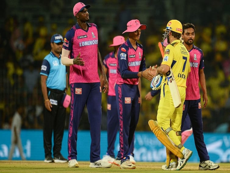 MS Dhoni 9-Year-Old Viral Tweet After Best Finisher Fails To Get CSK vs RR Over The Line Chennai Super Kings Rajasthan Royals MS Dhoni's 9-Year-Old Tweet Goes Viral After Master Finisher Fails To Get CSK Over The Line Against RR