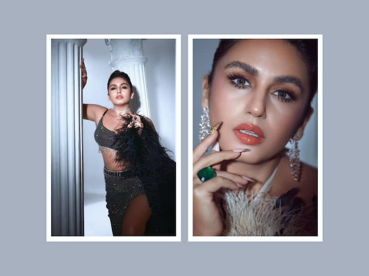 Huma Qureshi is known for her sartorial choices and she can slay in any outfit that she wears. Recently she shared a few pictures in white and black outfits. Take a look at them.