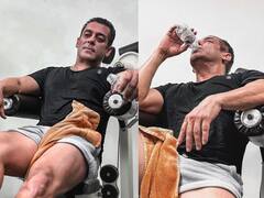 Salman Khan: सलमाननं शेअर केले जिममधील फोटो; म्हणाला, 'हालत खराब...'