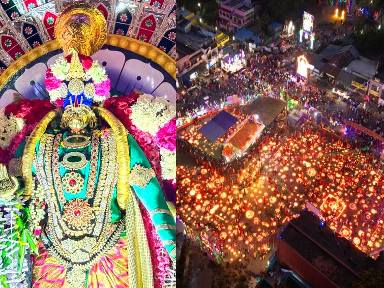 Shree Shantha Soruba Anjaneyar's tree lit in lakhs of lamps thousands of devotees  Sami darshan TNN லட்ச தீபத்தில் ஜொலித்த மரக்காணம் ஸ்ரீ சாந்த சொரூப ஆஞ்சநேயர் - ஆயிரக்கணக்கான பக்தர்கள் சாமி தரிசனம்