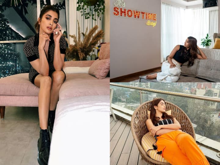 Pooja Hegde Mumbai House Pic: पूजा हेगड़े इन दिनों सलमान खान के साथ अपनी फिल्म ‘किसी का भाई किसी जान’ को लेकर सुर्खियों में हैं. ऐसे में हम आपको एक्ट्रेस के मुंबई वाले घर का टूर देने जा रहे हैं.