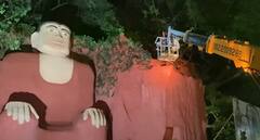 Pune News : बाबासाहेबांच्या जयंतीनिमित्त पुण्यात 45 फुटी जायंट बुद्धाची प्रतिकृती