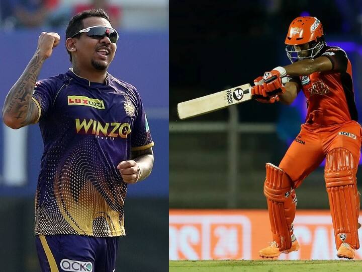 KKR vs SRH key battles Players to watch out for Rahul Tripathi vs Sunil Narine Aiden Markram vs Varun Chakravarthy Andre Russell vs Bhuvneshwar Kumar KKR vs SRH: बेहद रोचक होगा इन खिलाड़ियों का आमना-सामना, दिलचस्प रहे हैं पिछले आंकड़े