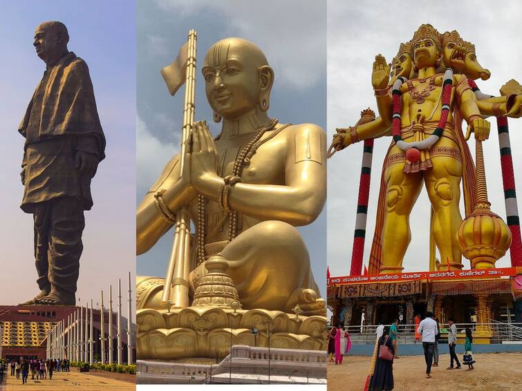 While unveiling the tallest statue of Ambedkar in Hyderabad, let us know about the tallest statues in India Tallest Statues in India: భారతదేశంలో అత్యంత ఎత్తైన విగ్రహాలు సంగతి తెలుసా ?