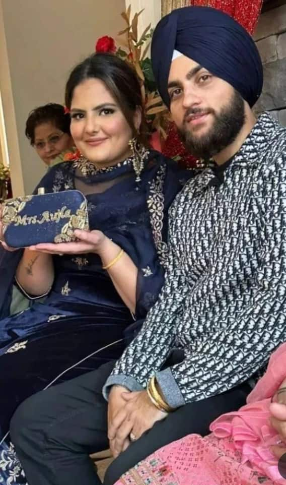 Punjabi Singer Karan Aujla New Pics With His Wife Palak See Here ...