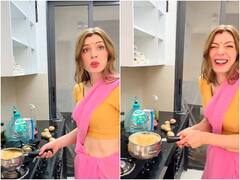 माथे पर सिंदूर लगाए जर्मनी से आई बहू ने किचन में बनाई पति के लिए चाय, हिंदी सुनकर यूजर्स हारे अपना दिल