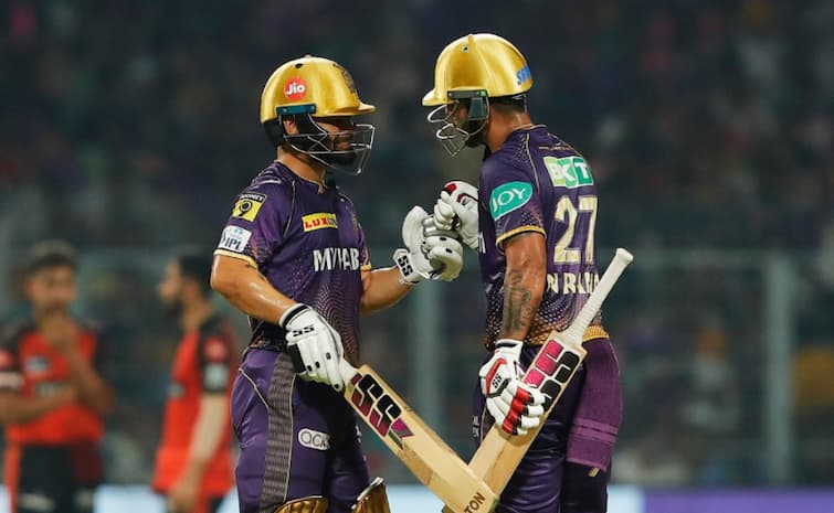 kkr vs srh sunrisers hyderabad won by 23 runs ipl 2023 kolkata knight riders vs sunrisers hyderabad eden gardens kolkata 2023 ipl live marathi news SRH vs KKR : रिंकू आणि राणाच्या दमदार खेळीवर हॅरी ब्रूकचं शतक भारी, कोलकाताचा घरच्या मैदानावर हैदराबादकडून पराभव