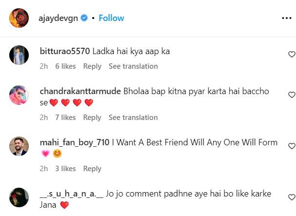 बेटे युग पर प्यार बरसाते नजर आए Ajay Devgn, प्यारी तस्वीरें शेयर करते हुए  लिखा- 'बाप-बेटा मोमेंट्स