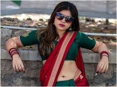 Rithu Chowdary Saree Photos : తెలుగు అందం - చీర కట్టిన రీతూ చౌదరి
