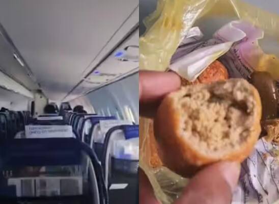 bihar-man-eating-litti-chokha-in-flight-viral-video-social-media ਫਲਾਈਟ 'ਚ ਲਿੱਟੀ ਚੋਖੇ ਨਾਲ ਅਚਾਰ ਦਾ ਲੈ ਰਿਹਾ ਮਜ਼ਾ, ਵੀਡੀਓ ਦੇਖ ਕੇ ਲੋਕ ਬੋਲੇ- 'ਜੀਆ ਹੋ ਬਿਹਾਰ ਕੇ ਲਾਲਾ'