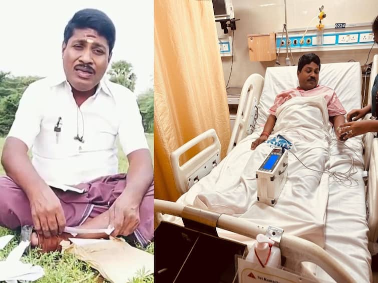 G P Muthu hospitalised photo goes viral netizens and fans worry about his health details G P Muthu: மருத்துவனையில் அனுமதிக்கப்பட்ட ஜி.பி.முத்து...!  தலைவருக்கு என்னாச்சு..? சோகத்தில் ரசிகர்கள்..!