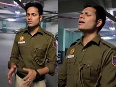 दिल्ली पुलिस का जवान सुरीली आवाज में गा रहा था अरिजीत सिंह का गाना, आप भी सुनकर फैन हो जाएंगे