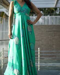 Bhumika Chawla Sets The Weekend Mood In A Mint Green Dress With An Existential Poem