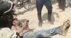 अबोहर में हाथ-पांव बांधकर युवक की बीच सड़क पर पिटाई, गैस सिलेंडरों से भरा टेंपो भगाकर ले जाने का आरोप