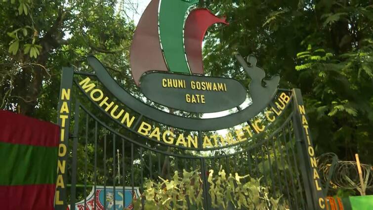 Chuni Goswami Gate Inaugurated by Sunil Gavaskar at Mohun Bagan Club tent Chuni Goswami Gate Inauguration: নববর্ষে মোহনবাগান ক্লাবে সুনীল গাওস্কর, উদ্বোধন করলেন চুনী গোস্বামী গেট