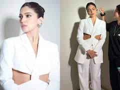 Bhumi Pednekar Stuns In A Cutout White Pantsuit - SEE PICS