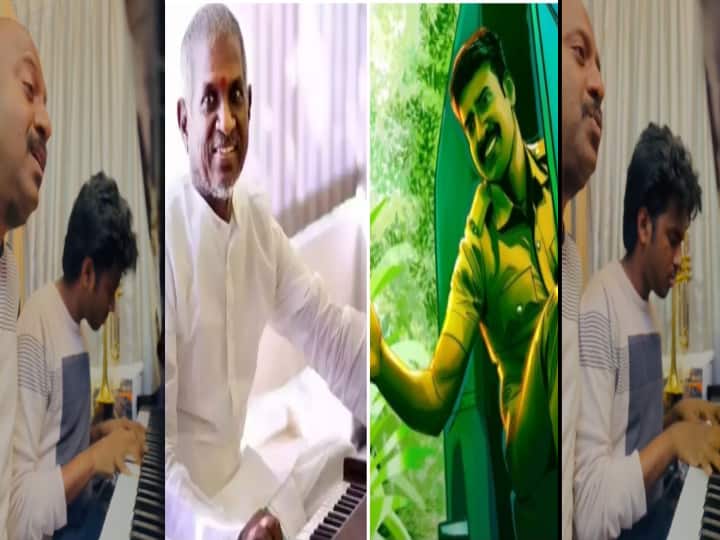 Lydian Nadhaswaram plays piano for kaatumalli song from viduthalai movie requesting is father to sing few lines Watch video: 