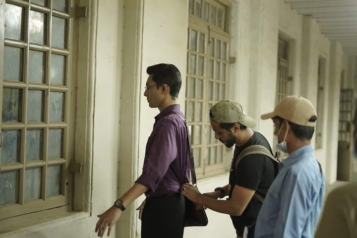 The actor shared a heartwarming post on Instagram along with a set of BTS pics