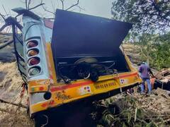 Raigad Bus Accident: Maharashtra CM Eknath Shinde Visits Spot, Meets Injured In Hospital — IN PICS