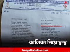ব্লক কমিটি নিয়ে ফের প্রকাশ্যে দ্বন্দ্ব, দলের নেতার দিকেই আঙুল