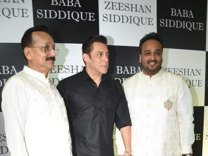 Salman Khan adds color to Baba Siddiqui’s Iftar party, see ‘Bhaijaan’ swag in pictures