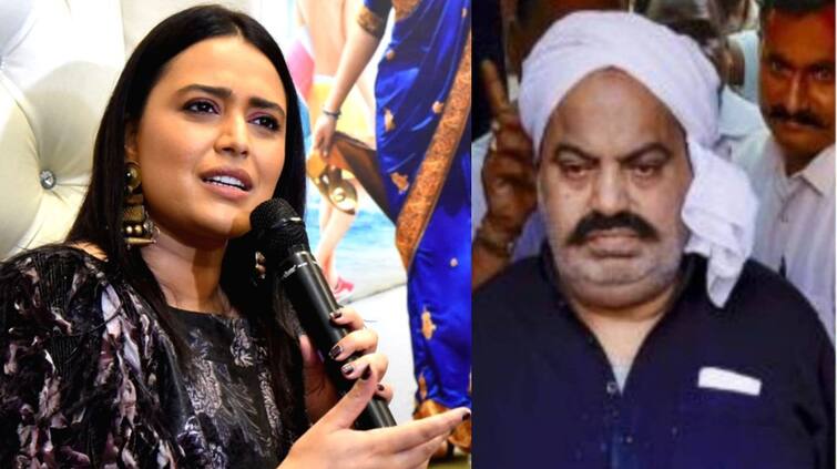 Swara Bhaskar targeted the government after the murder of Atiq Ahmed  Atiq Ahmad Killed: ਅਤੀਕ ਅਹਿਮਦ ਦੇ ਕਤਲ ਨਾਲ ਭੱਖੀ ਸਿਆਸਤ, ਸਵਰਾ ਭਾਸਕਰ ਨੇ ਸਰਕਾਰ 'ਤੇ ਚੁੱਕੇ ਇਹ ਸਵਾਲ