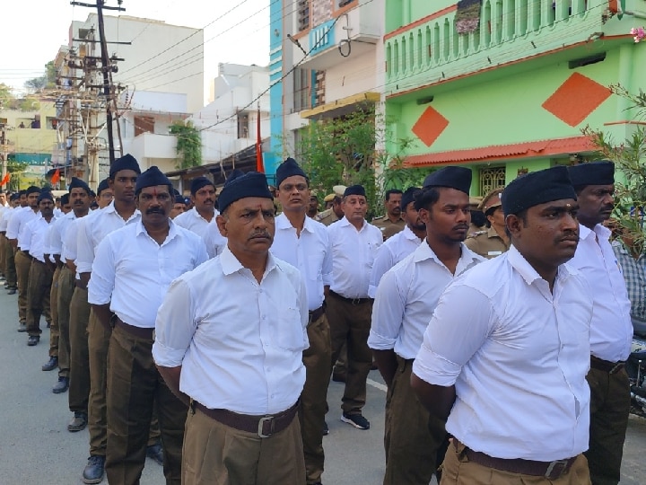 RSS Rally:சேலம்: பிரம்மாண்டமாக நடைபெற்ற ஆர்.எஸ்.எஸ் பேரணி