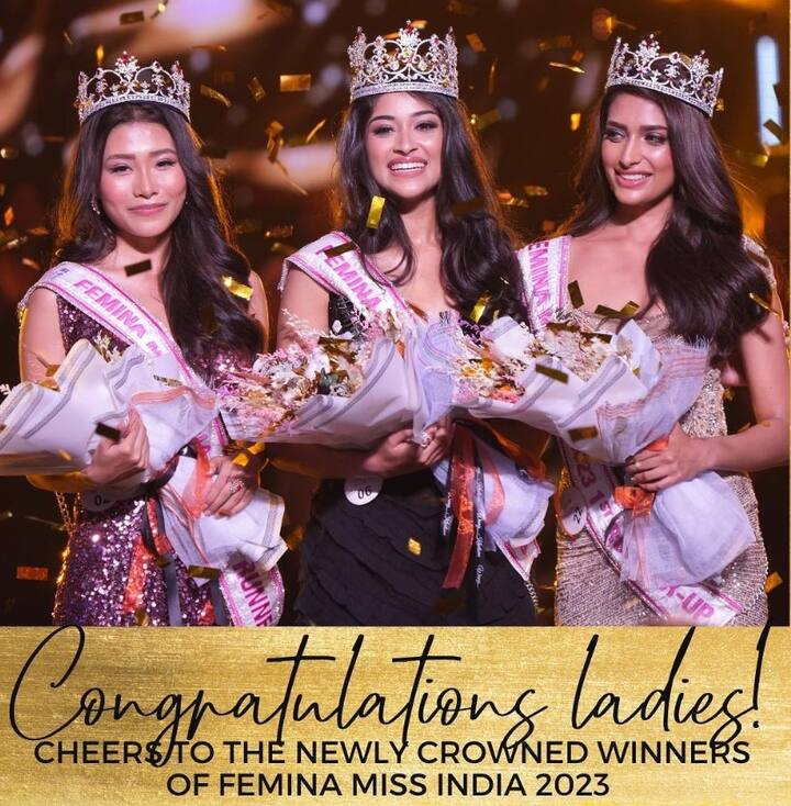 Femina Miss India 2023 Winner Nandini Gupta: 59ਵੀਂ ਫੈਮਿਨਾ ਮਿਸ ਇੰਡੀਆ ਬਿਊਟੀ ਪ੍ਰਤੀਯੋਗਿਤਾ ਨੇ ਬੀਤੀ ਰਾਤ ਜਿੱਤ ਹਾਸਲ ਕੀਤੀ। ਰਾਜਸਥਾਨ ਦੀ ਖੂਬਸੂਰਤ ਮੱਲਿਕਾ ਨੰਦਿਨੀ ਗੁਪਤਾ ਨੂੰ ਮਿਸ ਇੰਡੀਆ 2023 ਦਾ ਤਾਜ ਪਹਿਨਾਇਆ ਗਿਆ। ਇਸ ਦੌਰਾਨ ਨੰਦਨੀ ਗੁਪਤਾ ਨੇ ਆਪਣੇ ਆਤਮਵਿਸ਼ਵਾਸ ਅਤੇ ਸੁੰਦਰਤਾ ਨਾਲ ਮਿਸ ਇੰਡੀਆ ਦਾ ਖਿਤਾਬ ਜਿੱਤਿਆ, ਉਥੇ ਸ਼੍ਰੇਆ ਪੂੰਜਾ ਅਤੇ ਸਟ੍ਰਾਲ ਥੌਨਾਓਜਮ ਲੁਵਾਂਗ ਪਹਿਲੀ ਅਤੇ ਦੂਜੀ ਰਨਰ-ਅੱਪ ਬਣੀਆਂ।