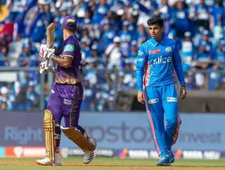Watch: મુંબઈ ઈન્ડિયન્સના બોલર પર ભડક્યો KKR નો કેપ્ટન નિતીશ રાણા, જાણો શું છે મામલો