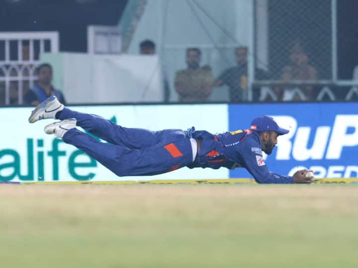 Watch: KL Rahul took a great catch by taking a long dive, watching the video will blow your senses