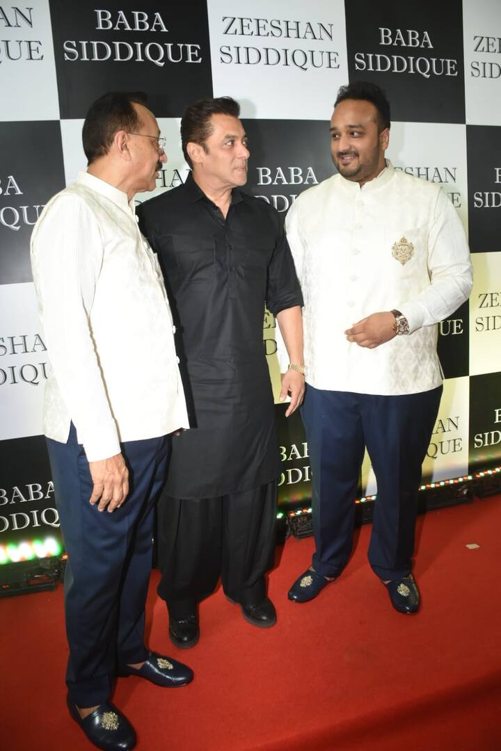 महाराष्ट्र के दिग्गज कांग्रेस नेता बाबा सिद्दीकी की इफ्तार पार्टी का आगाज हो गया है. जिसमें हिंदी सिनेमा के सुपरस्टार सलमान खान भी नजर आए.