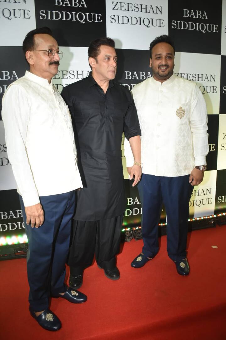 इन फोटो में आप देख सकते हैं कि बाबा सिद्दीकी और सलमान खान एक साथ नजर आ रहे हैं.