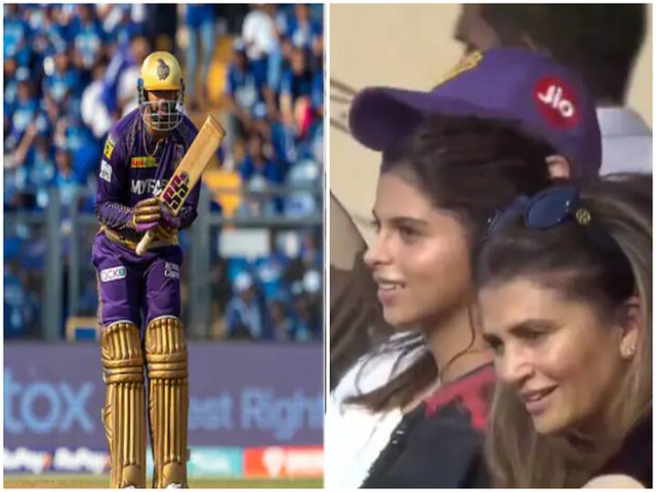 KKR vs MI Highlights Suhana Khan Cheers As Venkatesh Iyer Celebrates After Scoring Fastest Ton In IPL 2023 KKR vs MI: Suhana Khan Cheers As Venkatesh Iyer Celebrates After Scoring Fastest Ton In IPL 2023