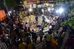 Forensic Team Searches Area Where Atiq Ahmed, His Brother Were Shot Dead — IN PICS