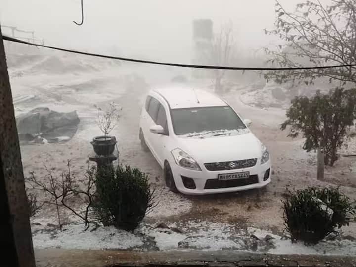 maharashtra Beed News Hailstorm for the second time in Ashti taluka of Beed Damage to houses along with crops Beed  News : बीडच्या आष्टी तालुक्यात दुसऱ्यांदा गारपीट, पिकांसह घरांचेही नुकसान