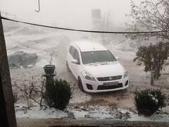 Beed  News : बीडच्या आष्टी तालुक्यात दुसऱ्यांदा गारपीट, पिकांसह घरांचेही नुकसान