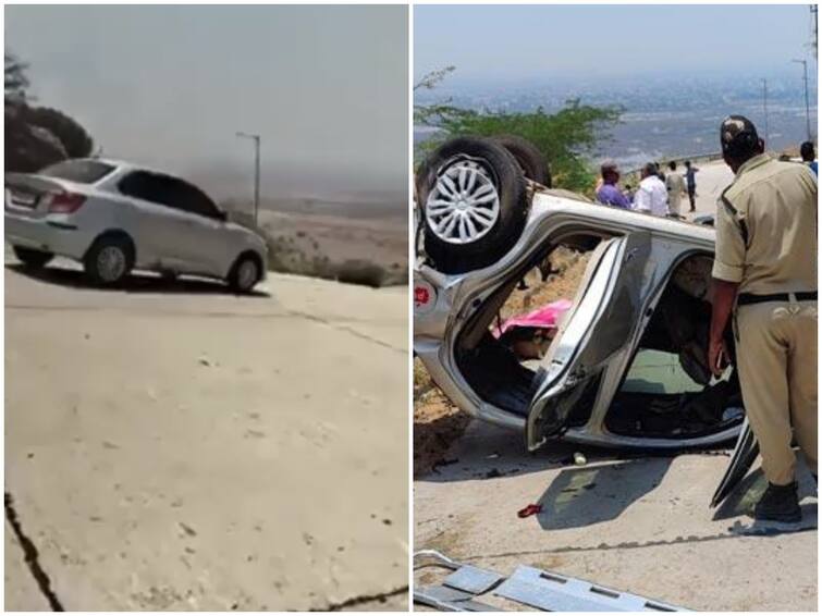 Anantapur Sri Vidyaniketan School correspondent suicide car fell down from hill Anantapur News : కారుతో సహా లోయలోకి దూసుకెళ్లి, ప్రైవేట్ స్కూల్ కరస్పాండెంట్ ఆత్మహత్య!